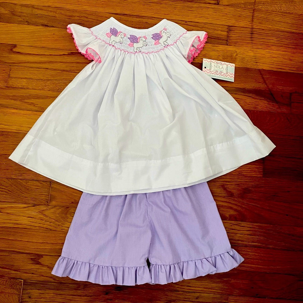 NOLA Smocked 3T NWT